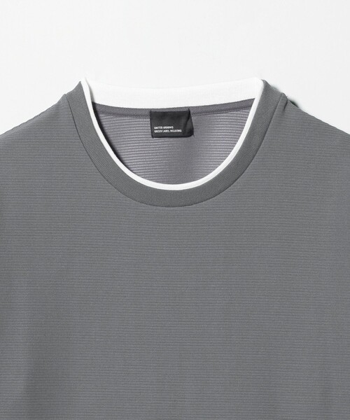 green label relaxing（グリーンレーベルリラクシング）の「【WEB限定】JUST fit フェイクレイヤード Tシャツ カットソー -吸水速乾・抗菌-（Tシャツ/カットソー・メンズ・ライトグレー/ダークグレー/ネイビー・XL/L/M/S）」の17枚目の写真