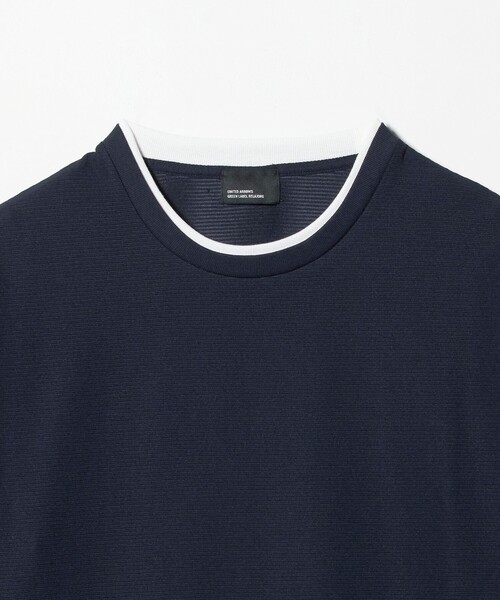 green label relaxing（グリーンレーベルリラクシング）の「【WEB限定】JUST fit フェイクレイヤード Tシャツ カットソー -吸水速乾・抗菌-（Tシャツ/カットソー・メンズ・ライトグレー/ダークグレー/ネイビー・XL/L/M/S）」の12枚目の写真