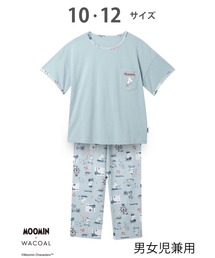 MOOMIN（ムーミン）の「ワコールキッズ　「ムーミンコラボ」　パジャマ　半袖　長ズボン（ルームウェア/パジャマ）」