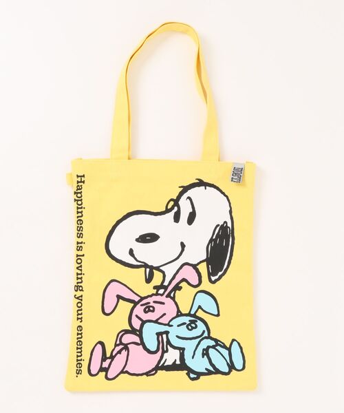 PEANUTS(ピーナッツ)の「【 PEANUTS NOSTALGICA 】 ノスタルジカ ヴィンテージ ピーナッツ カラーキャンバストートバッグ 26S4(トートバッグ・レディース・グリーン/レッド/ライトパープル/オレンジ/ライトイエロー/ブルー・FREE)」の5枚目の写真