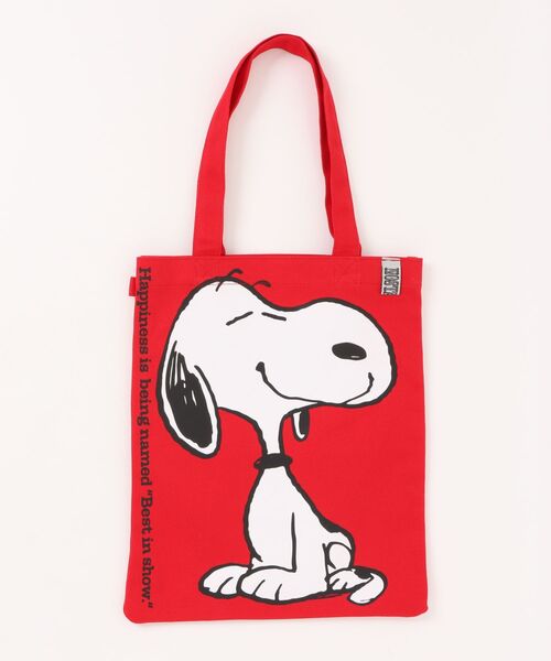 PEANUTS(ピーナッツ)の「【 PEANUTS NOSTALGICA 】 ノスタルジカ ヴィンテージ ピーナッツ カラーキャンバストートバッグ 26S4(トートバッグ・レディース・グリーン/レッド/ライトパープル/オレンジ/ライトイエロー/ブルー・FREE)」の1枚目の写真