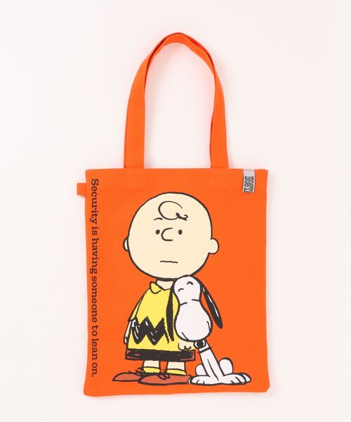 PEANUTS(ピーナッツ)の「【 PEANUTS NOSTALGICA 】 ノスタルジカ ヴィンテージ ピーナッツ カラーキャンバストートバッグ 26S4(トートバッグ・レディース・グリーン/レッド/ライトパープル/オレンジ/ライトイエロー/ブルー・FREE)」の6枚目の写真