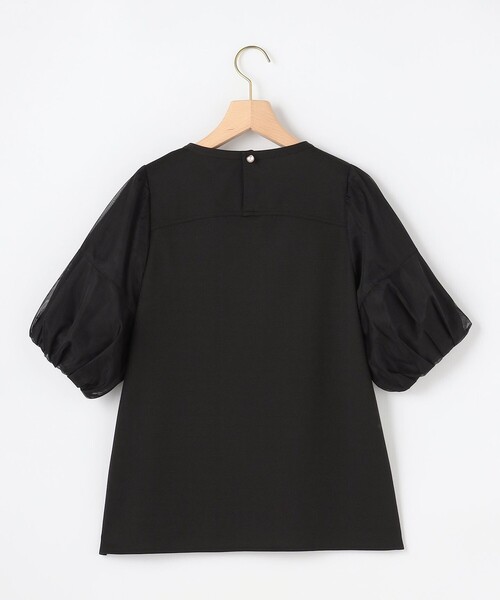 組曲(クミキョク)の「コットンポンチ チュールコンビ カットソー(Tシャツ/カットソー・レディース・グレー系/ホワイト系/ブラック系・3/2)」の17枚目の写真
