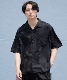 先染め半袖シャツ 開襟シャツ 秋 秋服 2026年秋冬