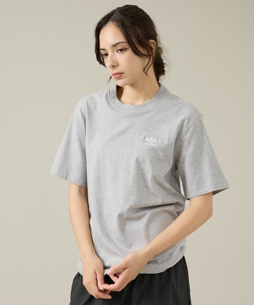 adidas(アディダス)の「【adidas / アディダス】トレフォイル エッセンシャルズ 半袖Tシャツ / ユニセックス /KSO01(Tシャツ/カットソー・メンズ・グレー/ネイビー・M/XL/L)」の15枚目の写真