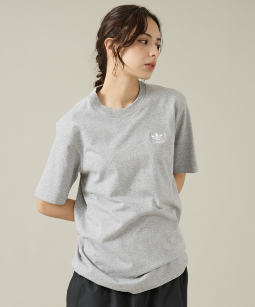 adidas(アディダス)の「【adidas / アディダス】トレフォイル エッセンシャルズ 半袖Tシャツ / ユニセックス /KSO01(Tシャツ/カットソー・メンズ・グレー/ネイビー・M/XL/L)」の14枚目の写真