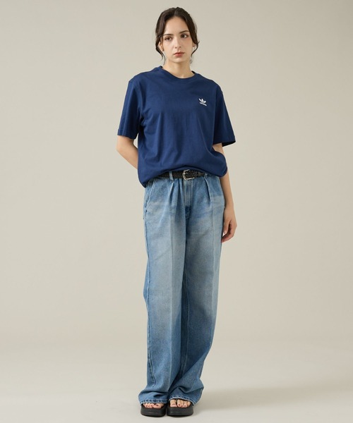adidas(アディダス)の「【adidas / アディダス】トレフォイル エッセンシャルズ 半袖Tシャツ / ユニセックス /KSO01(Tシャツ/カットソー・メンズ・グレー/ネイビー・M/XL/L)」の11枚目の写真