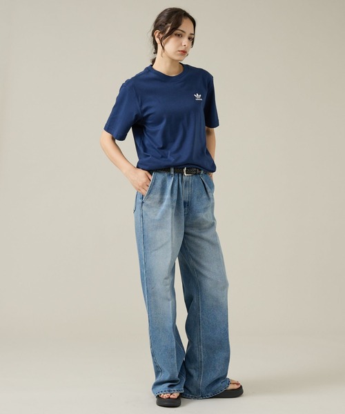 adidas(アディダス)の「【adidas / アディダス】トレフォイル エッセンシャルズ 半袖Tシャツ / ユニセックス /KSO01(Tシャツ/カットソー・メンズ・グレー/ネイビー・M/XL/L)」の10枚目の写真
