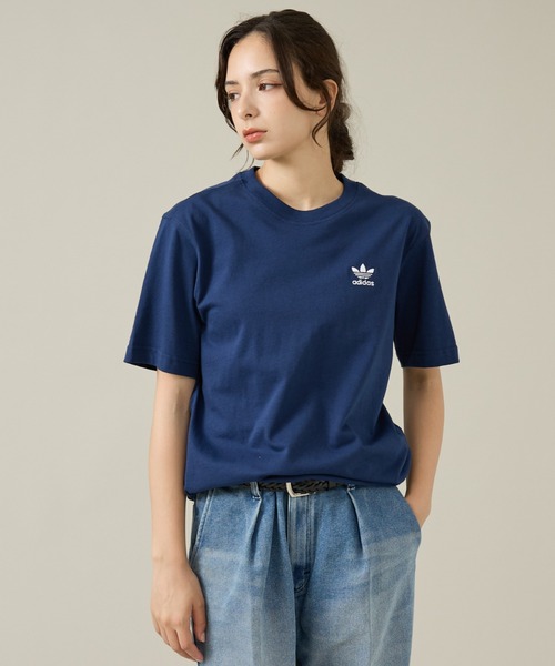 adidas(アディダス)の「【adidas / アディダス】トレフォイル エッセンシャルズ 半袖Tシャツ / ユニセックス /KSO01(Tシャツ/カットソー・メンズ・グレー/ネイビー・M/XL/L)」の9枚目の写真