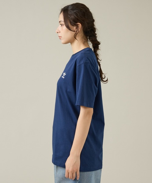 adidas(アディダス)の「【adidas / アディダス】トレフォイル エッセンシャルズ 半袖Tシャツ / ユニセックス /KSO01(Tシャツ/カットソー・メンズ・グレー/ネイビー・M/XL/L)」の7枚目の写真