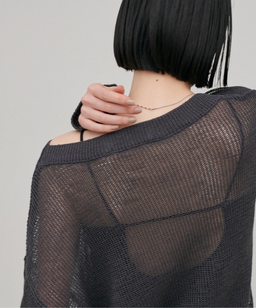 LARUTA(ラルータ)の「【LARUTA】カップ付きバックオープンポンチキャミ(キャミソール・レディース・ブラック/オフホワイト・FREE)」の13枚目の写真