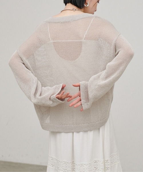 LARUTA(ラルータ)の「【LARUTA】カップ付きバックオープンポンチキャミ(キャミソール・レディース・ブラック/オフホワイト・FREE)」の9枚目の写真