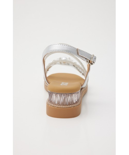 STACCATO(スタッカート)の「プルスコードパールコンビシャイニーフラット(サンダル・レディース・ピンクゴールド/シルバー・22.5cm/23cm/23.5cm/24cm)」の19枚目の写真