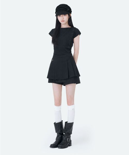 Miseki SEOUL(ミセキソウル)の「Pleats mini skort BLACK(その他パンツ・レディース・その他・1/2)」の4枚目の写真