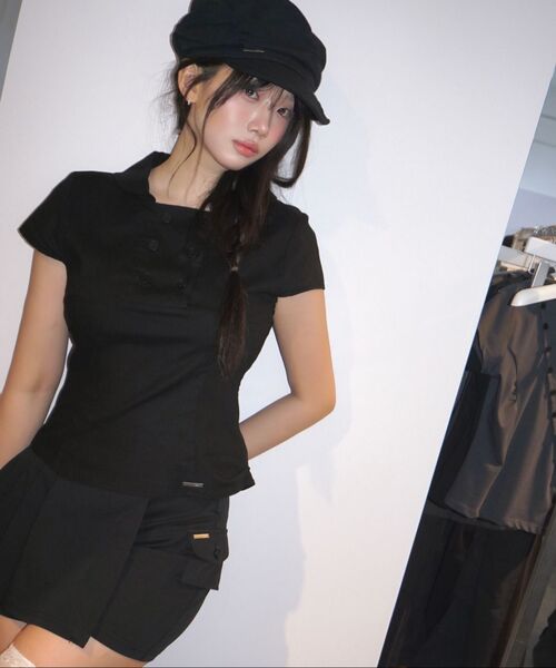 Miseki SEOUL(ミセキソウル)の「Pleats mini skort BLACK(その他パンツ・レディース・その他・1/2)」の7枚目の写真