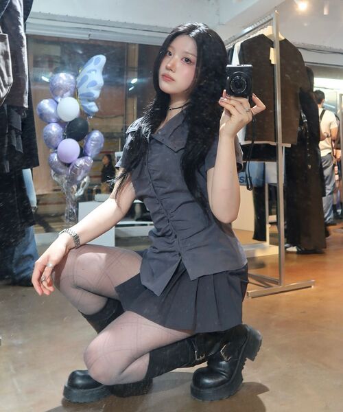 Miseki SEOUL(ミセキソウル)の「Pleats mini skort BLACK(その他パンツ・レディース・その他・1/2)」の9枚目の写真