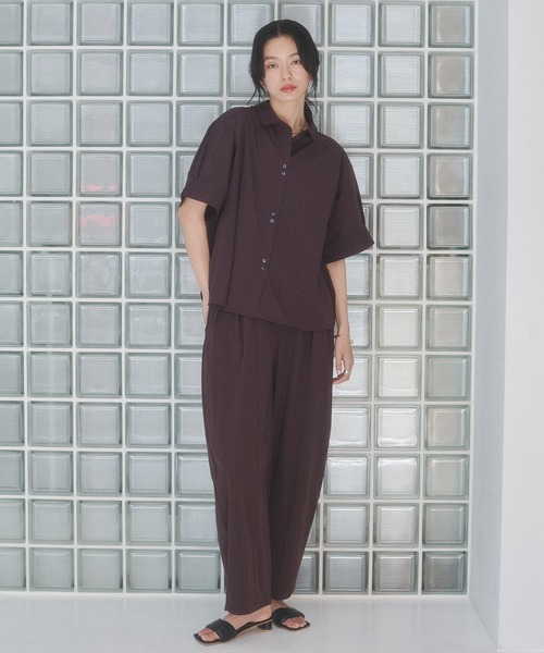 hunch(ハンチ)の「【接触冷感】コクーンパンツ(その他パンツ・レディース・チョコ/ブラック/カーキ/マスタード/チャコール・FREE)」の22枚目の写真