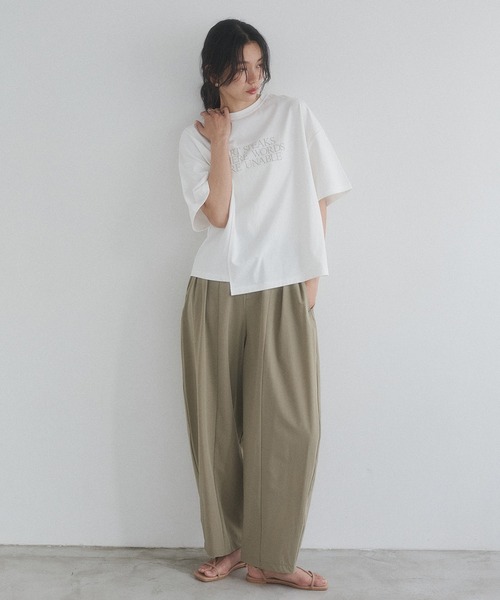 hunch(ハンチ)の「【接触冷感】コクーンパンツ(その他パンツ・レディース・チョコ/ブラック/カーキ/マスタード/チャコール・FREE)」の18枚目の写真