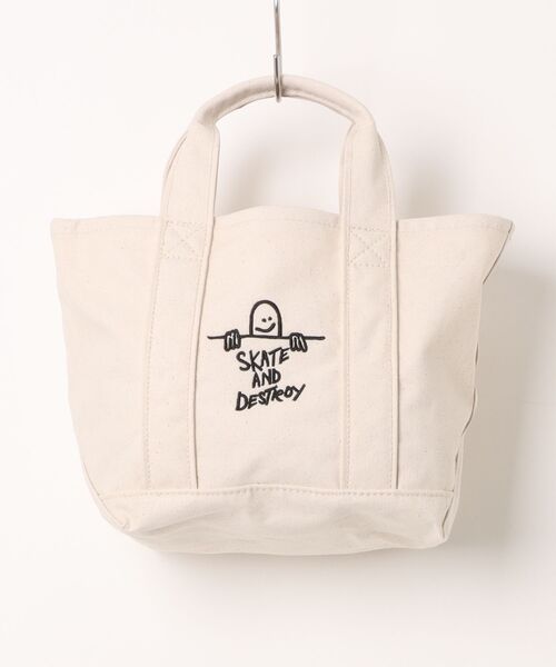 THRASHER(スラッシャー)の「THRASHER LUNCH TOTE BAG(ST)(トートバッグ・メンズ・ホワイト系その他/ホワイト系その他2・FREE)」の2枚目の写真