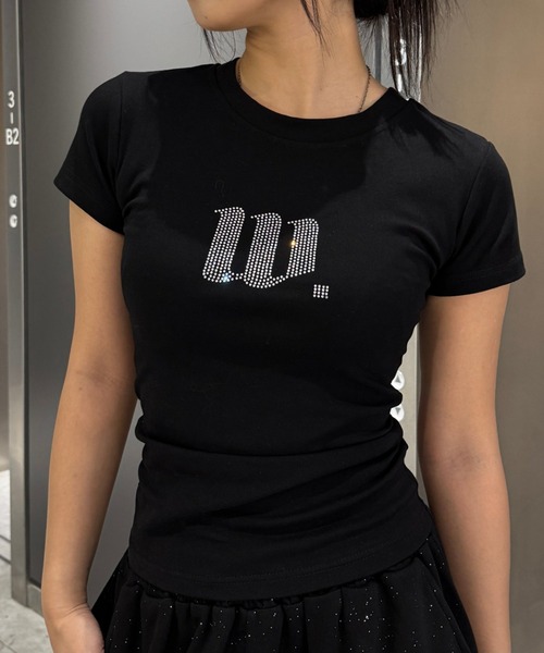 KsG(ケーエスジー)の「wing stud t-shirt(Tシャツ/カットソー・レディース・ホワイト/ブラック・SMALL/MEDIUM)」の3枚目の写真