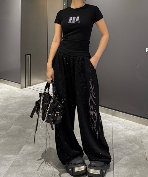 KsG(ケーエスジー)の「wing stud t-shirt(Tシャツ/カットソー・レディース・ホワイト/ブラック・SMALL/MEDIUM)」の4枚目の写真