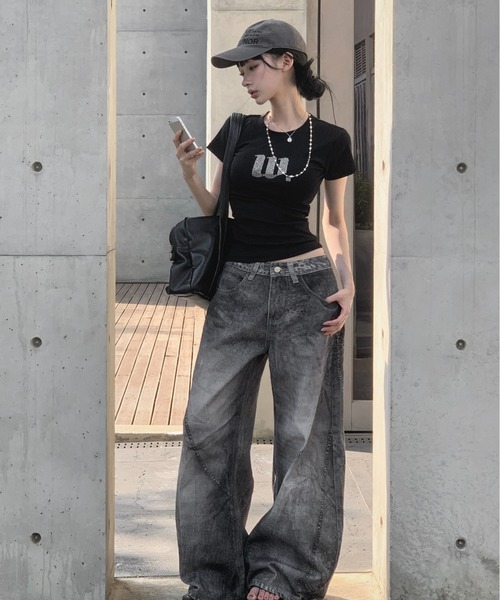KsG(ケーエスジー)の「wing stud t-shirt(Tシャツ/カットソー・レディース・ホワイト/ブラック・SMALL/MEDIUM)」の16枚目の写真