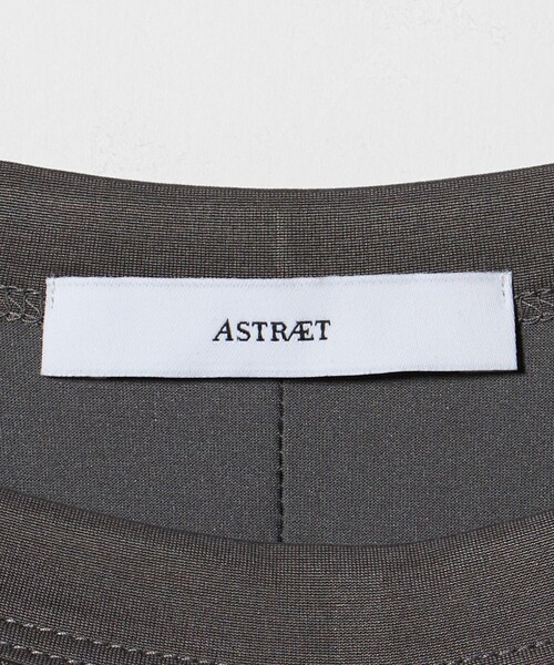 ASTRAET（アストラット）の「＜ASTRAET ＞ギャザー フレア クルーネックカットソー（Tシャツ/カットソー・レディース・グレー系/ブラック・FREE）」の21枚目の写真