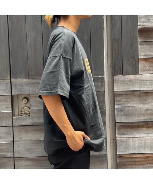 REMI RELIEF(レミレリーフ)の「REMI RELIEF(レミレリーフ) 別注20/-天竺BIGサイズTシャツ(BOB)(Tシャツ/カットソー・メンズ・その他/ブラック・XL/L/M)」の3枚目の写真