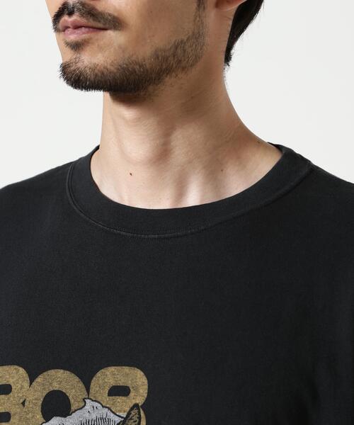 REMI RELIEF(レミレリーフ)の「REMI RELIEF(レミレリーフ) 別注20/-天竺BIGサイズTシャツ(BOB)(Tシャツ/カットソー・メンズ・その他/ブラック・XL/L/M)」の9枚目の写真