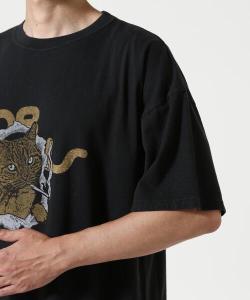 REMI RELIEF(レミレリーフ)の「REMI RELIEF(レミレリーフ) 別注20/-天竺BIGサイズTシャツ(BOB)(Tシャツ/カットソー・メンズ・その他/ブラック・XL/L/M)」の10枚目の写真
