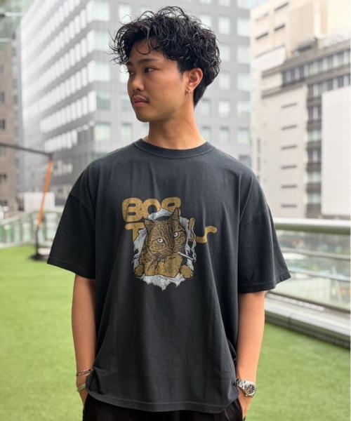 REMI RELIEF(レミレリーフ)の「REMI RELIEF(レミレリーフ) 別注20/-天竺BIGサイズTシャツ(BOB)(Tシャツ/カットソー・メンズ・その他/ブラック・XL/L/M)」の12枚目の写真
