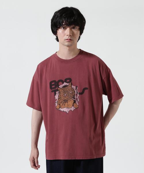 REMI RELIEF(レミレリーフ)の「REMI RELIEF(レミレリーフ) 別注20/-天竺BIGサイズTシャツ(BOB)(Tシャツ/カットソー・メンズ・その他/ブラック・XL/L/M)」の20枚目の写真