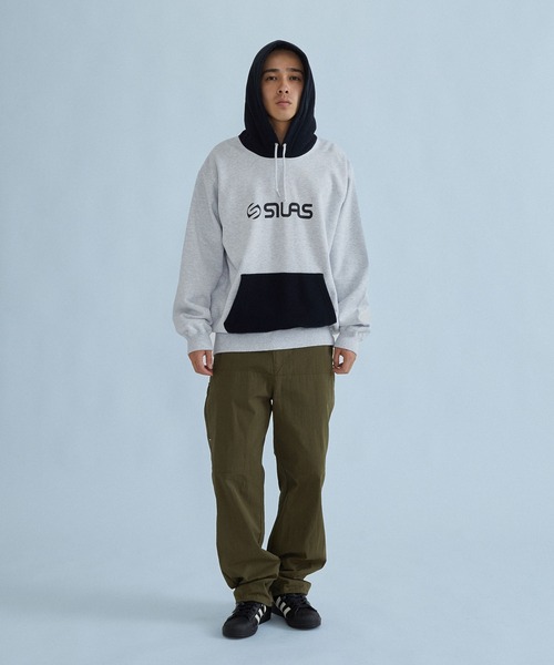 SILAS(サイラス)の「LOGO HOODED SWEATSHIRT(パーカー・メンズ・アッシュ/マスタード/ネイビー・M/XL/L)」の5枚目の写真