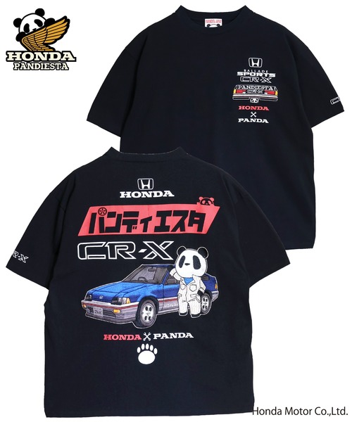 PANDIESTA（パンディエスタ）の「Honda×Pandiesta CR-XメカニックTシャツ(M2)（Tシャツ/カットソー・メンズ・ホワイト/ブラック・L/XXL/M）」の2枚目の写真
