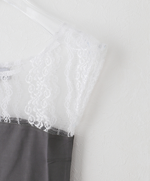 OMO（オモ）の「OMO / オモ Zia Top（Tシャツ/カットソー・レディース・チャコールグレー・FREE）」の3枚目の写真