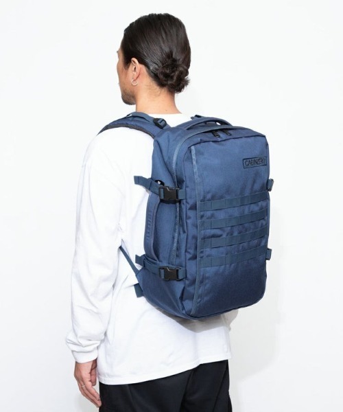 CABINZERO（キャビンゼロ）の「【CABINZERO/キャビンゼロ】 MILITARY STYLE 36L / バックパック リュック（バックパック/リュック・メンズ・ネイビー/グリーン系/ブラック・FREE）」の3枚目の写真