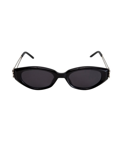 Chikashitsu +(チカシツプラス)の「【Chikashitsu +】silver temple square sunglasses (2color) / 【チカシツプラス】クリアレンズスクエアサングラス(サングラス・メンズ・グレー/ブラック・ONE SIZE)」の9枚目の写真