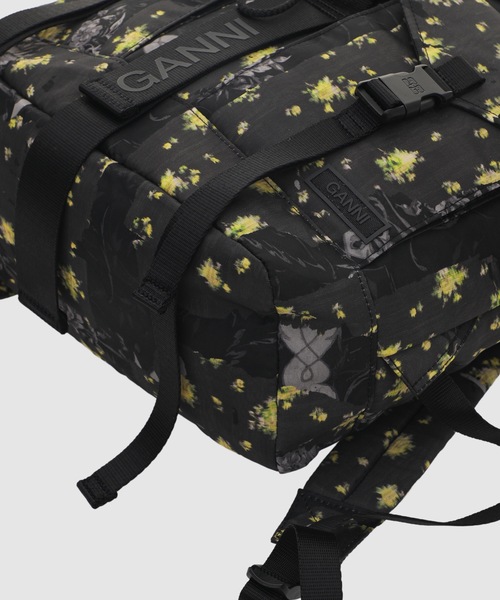 GANNI(ガニー)の「Re-Tech Printed Nylon Backpack(バックパック/リュック・レディース・マルチ・ONE SIZE)」の5枚目の写真
