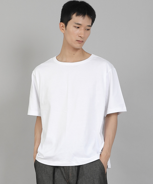 SAINTCREW(セントクルー)の「無地Rネック16sコットン半袖TシャツRCS-892ホワイト(Tシャツ/カットソー・メンズ・その他・LARGE/MEDIUM/X-LARGE/XX-LARGE/XXXX-LARGE/XXX-LARGE)」の3枚目の写真