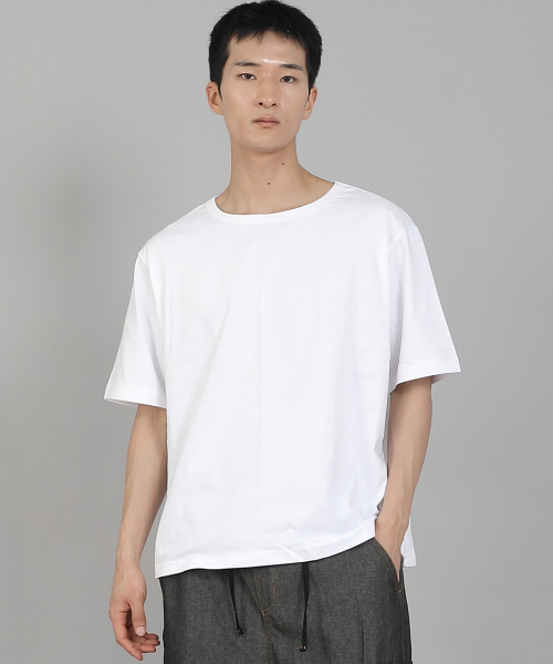 SAINTCREW(セントクルー)の「無地Rネック16sコットン半袖TシャツRCS-892ホワイト(Tシャツ/カットソー・メンズ・その他・LARGE/MEDIUM/X-LARGE/XX-LARGE/XXXX-LARGE/XXX-LARGE)」の4枚目の写真