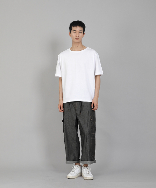 SAINTCREW(セントクルー)の「無地Rネック16sコットン半袖TシャツRCS-892ホワイト(Tシャツ/カットソー・メンズ・その他・LARGE/MEDIUM/X-LARGE/XX-LARGE/XXXX-LARGE/XXX-LARGE)」の7枚目の写真