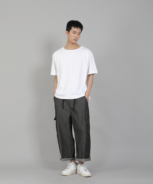 SAINTCREW(セントクルー)の「無地Rネック16sコットン半袖TシャツRCS-892ホワイト(Tシャツ/カットソー・メンズ・その他・LARGE/MEDIUM/X-LARGE/XX-LARGE/XXXX-LARGE/XXX-LARGE)」の9枚目の写真