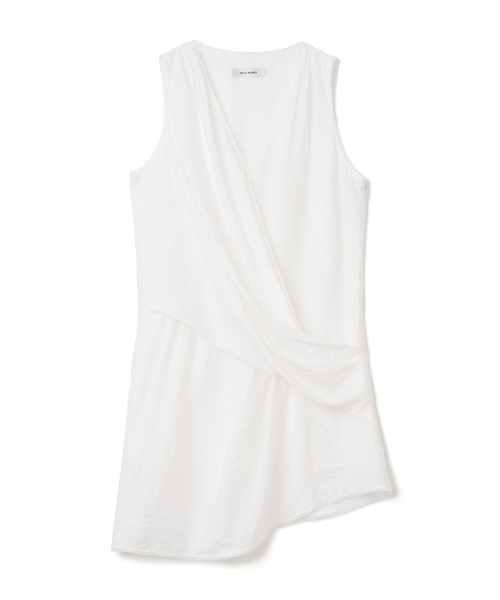 MILLO WOMEN（ミロウーマン）の「レーストリミングドレープドレス[アイボリー]（ワンピース・レディース・その他・SMALL/MEDIUM）」の5枚目の写真