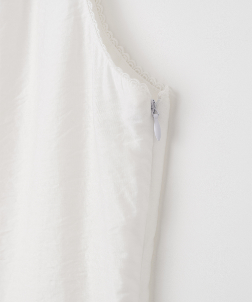 MILLO WOMEN（ミロウーマン）の「レーストリミングドレープドレス[アイボリー]（ワンピース・レディース・その他・SMALL/MEDIUM）」の9枚目の写真