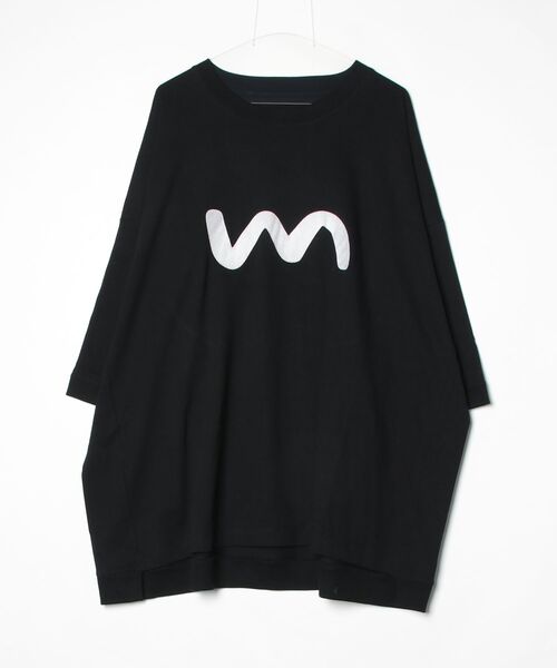 my beautiful landlet(マイビューティフルランドレット)の「【my beautiful landlet】 USA COTTON BIG T-SHIRT(Tシャツ/カットソー・メンズ・オフホワイト/ブラック・FREE)」の2枚目の写真