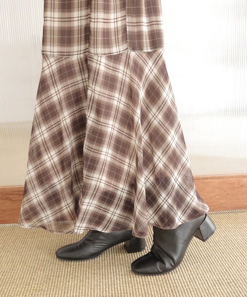 one after another NICE CLAUP(ワンアフターアナザーナイスクラップ)の「ニットセットワンピース(ワンピース・レディース・ブラウン系その他/ブラウン系その他2/ブラック系その他/ホワイト系その他・FREE)」の17枚目の写真