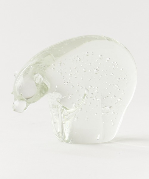 DETAIL/ディティール Glass Objet Polar Bear Large ホッキョクグマ L