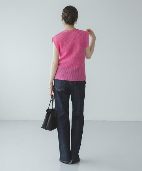 NEEDBY heritage(ニードバイヘリテージ)の「《NOBLE型別注》NEED by heritage/ニードバイヘリテージEMMY(デニムパンツ・レディース・サックスブルー/ネイビー・23/24/25/26)」の3枚目の写真