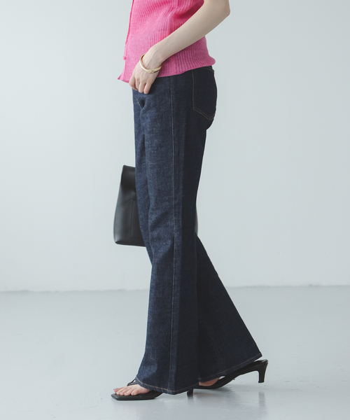 NEEDBY heritage(ニードバイヘリテージ)の「《NOBLE型別注》NEED by heritage/ニードバイヘリテージEMMY(デニムパンツ・レディース・サックスブルー/ネイビー・23/24/25/26)」の5枚目の写真