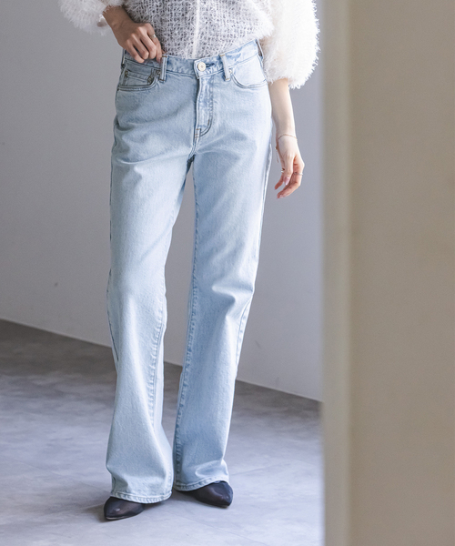NEEDBY heritage(ニードバイヘリテージ)の「《NOBLE型別注》NEED by heritage/ニードバイヘリテージEMMY(デニムパンツ・レディース・サックスブルー/ネイビー・23/24/25/26)」の10枚目の写真